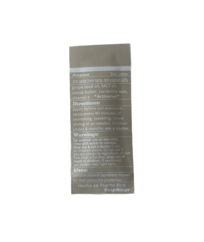 Mineral Zinc Lotion - Full Body Single-Use